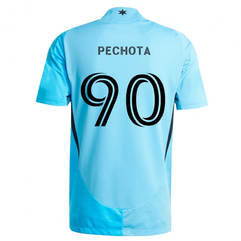 Danxen Homem Camisola Luciano Pechota #90 Azul Claro Preto Alternativa 2026/27 Camisa Brasil