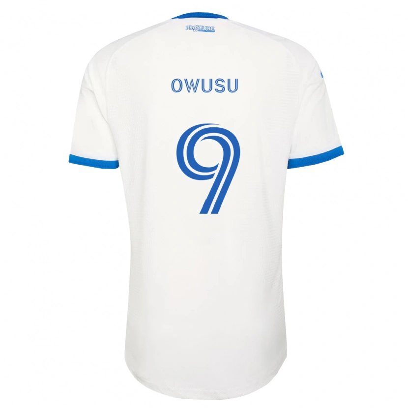 Danxen Homem Camisola Prince Owusu #9 Azul Celeste Branco Alternativa 2026/27 Camisa Brasil