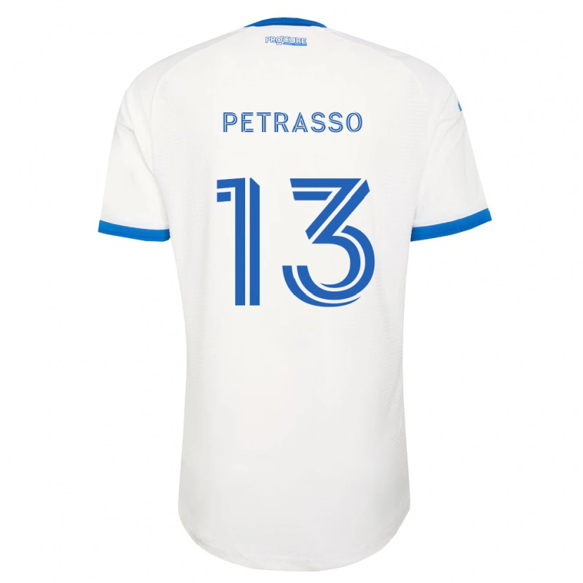 Danxen Homem Camisola Luca Petrasso #13 Azul Celeste Branco Alternativa 2026/27 Camisa Brasil