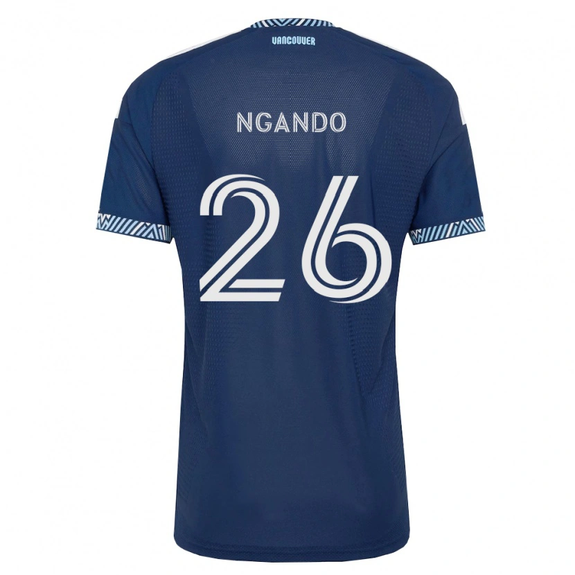 Danxen Homem Camisola J.c. Ngando #26 Azul Profundo Branco Alternativa 2026/27 Camisa Brasil