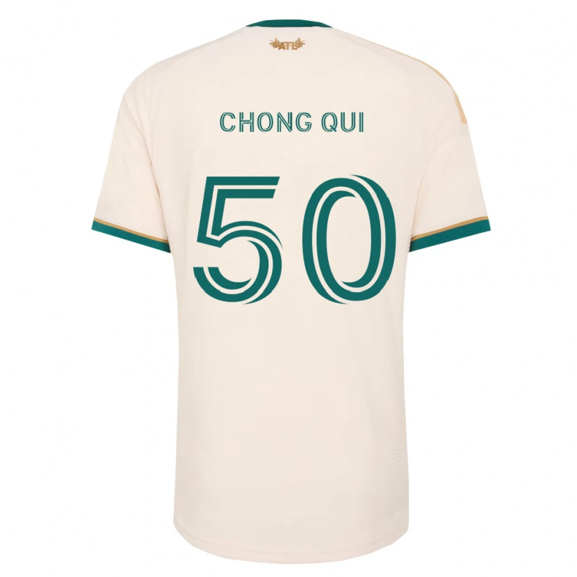Danxen Homem Camisola Dominik Chong Qui #50 Verde Champanhe Alternativa 2026/27 Camisa Brasil