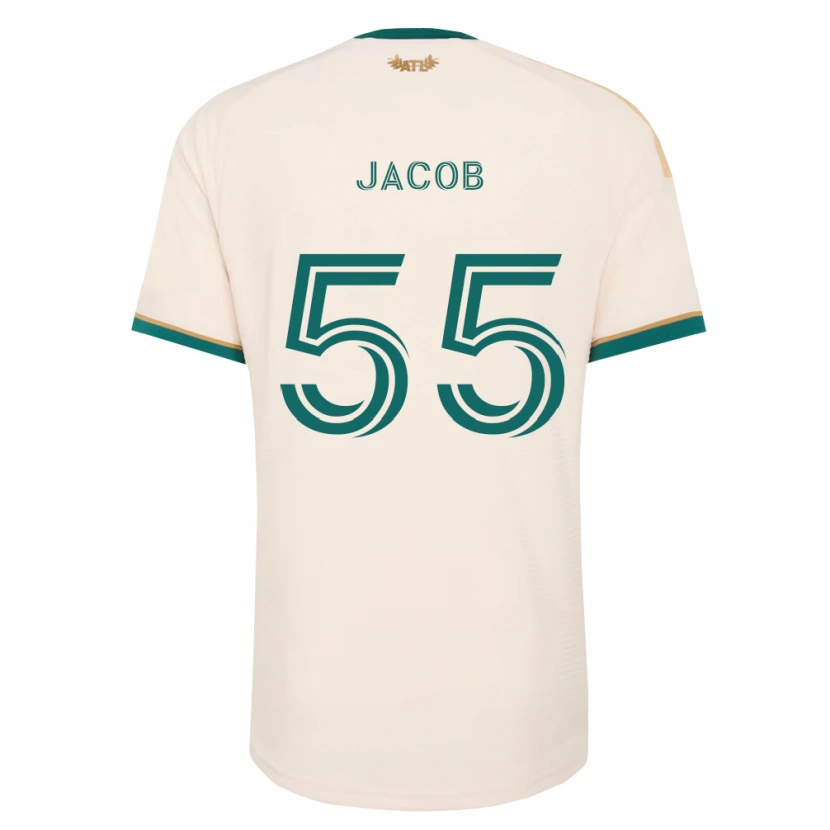Danxen Homem Camisola Tomás Jacob #55 Verde Champanhe Alternativa 2026/27 Camisa Brasil