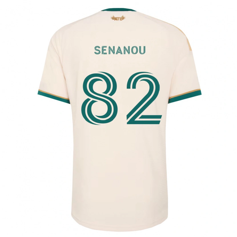 Danxen Homem Camisola Matthew Senanou #82 Verde Champanhe Alternativa 2026/27 Camisa Brasil