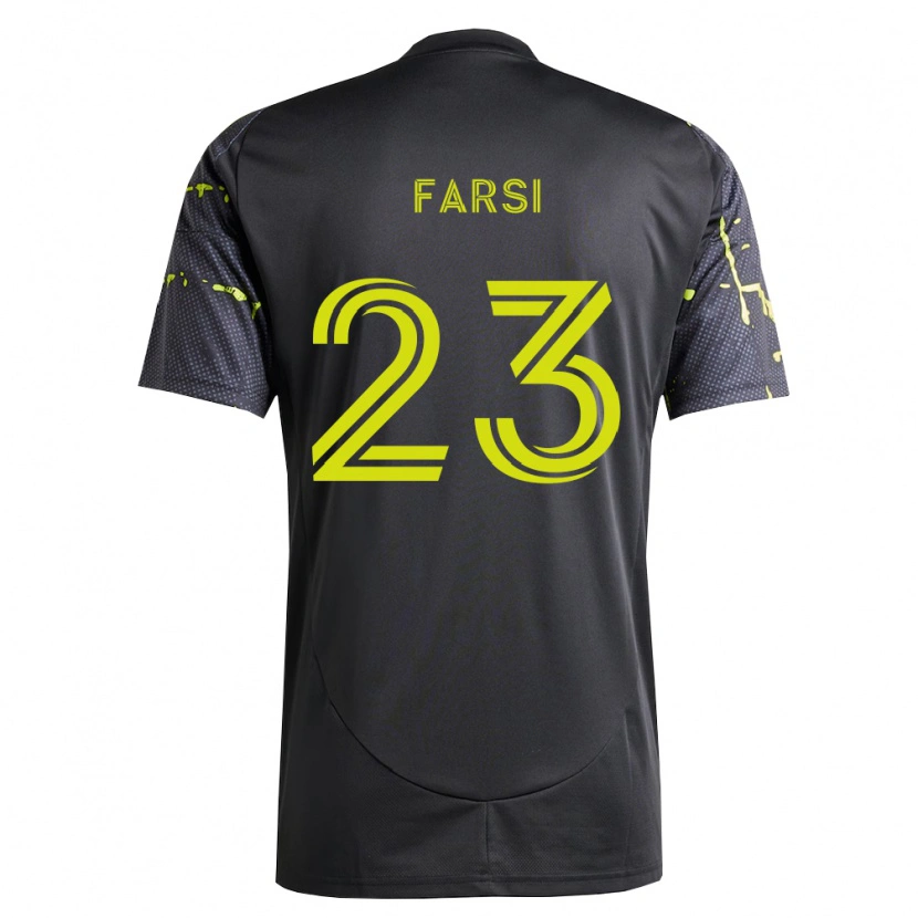 Danxen Homem Camisola Mohamed Farsi #23 Amarelo Fluorescente Preto Alternativa 2026/27 Camisa Brasil