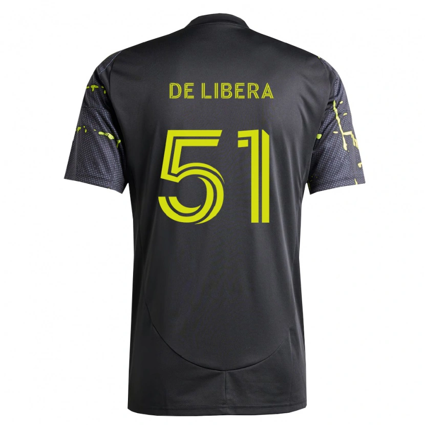 Danxen Homem Camisola Giorgio De Libera #51 Amarelo Fluorescente Preto Alternativa 2026/27 Camisa Brasil