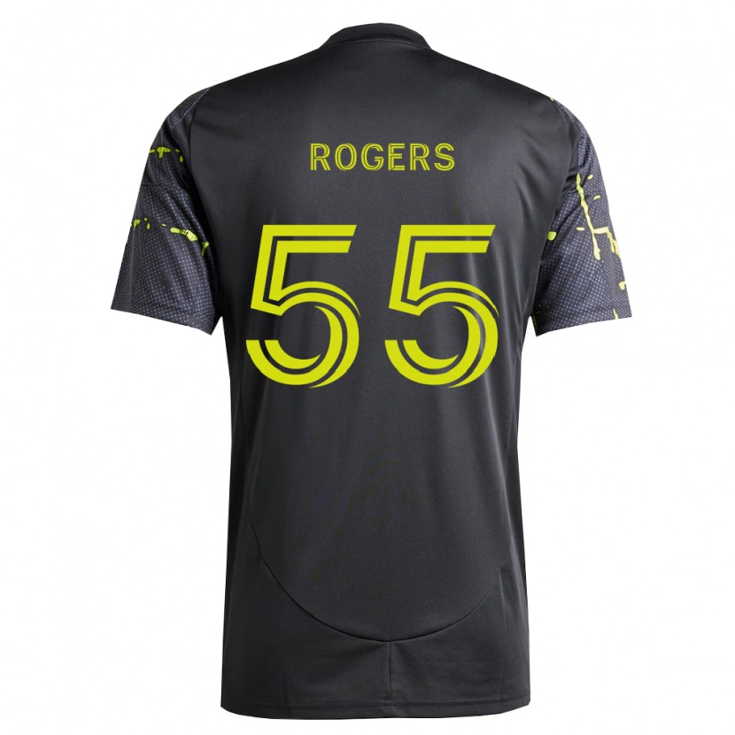 Danxen Homem Camisola Chris Rogers #55 Amarelo Fluorescente Preto Alternativa 2026/27 Camisa Brasil