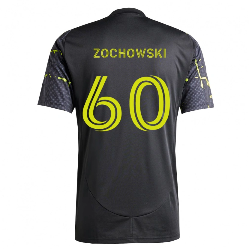 Danxen Homem Camisola Alex Zochowski #60 Amarelo Fluorescente Preto Alternativa 2026/27 Camisa Brasil