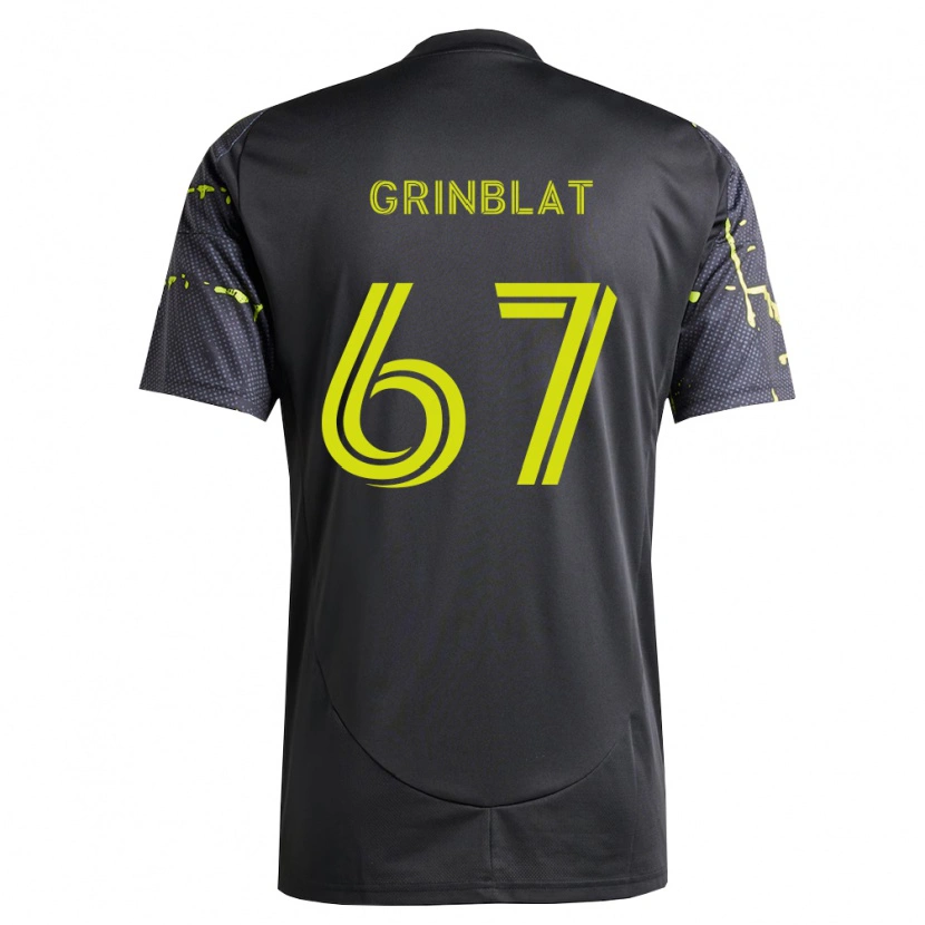Danxen Homem Camisola Artem Grinblat #67 Amarelo Fluorescente Preto Alternativa 2026/27 Camisa Brasil