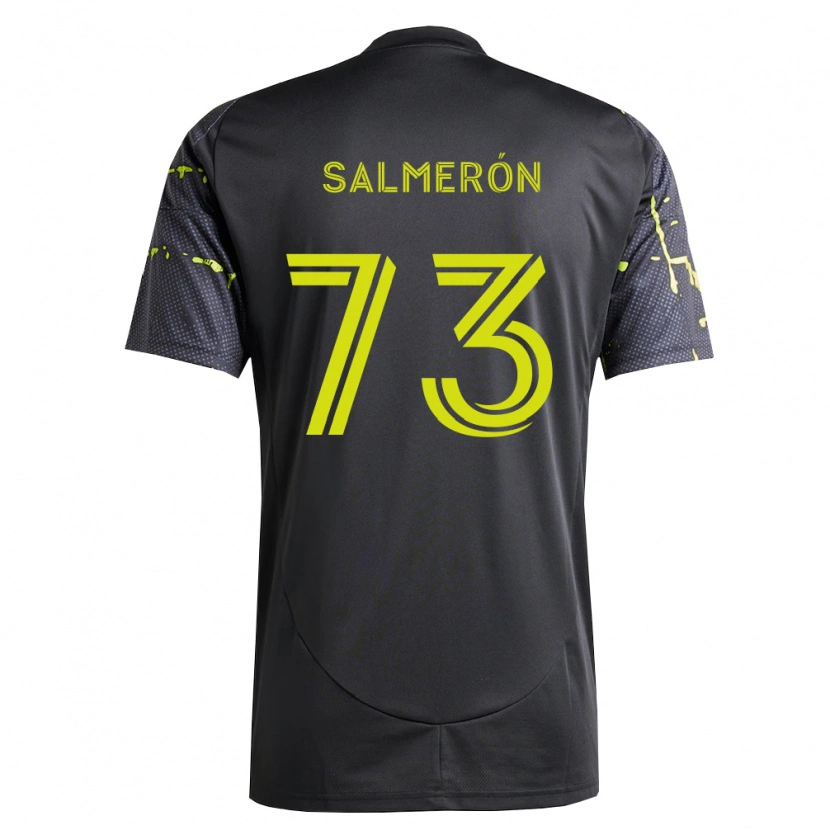 Danxen Homem Camisola Jorge Salmerón #73 Amarelo Fluorescente Preto Alternativa 2026/27 Camisa Brasil