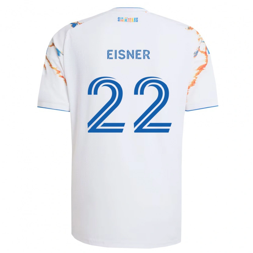 Danxen Homem Camisola Wilson Eisner #22 Branco Laranja Azul Alternativa 2026/27 Camisa Brasil