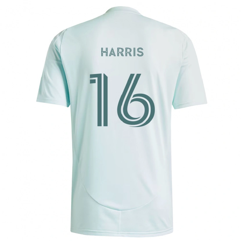 Danxen Homem Camisola Alex Harris #16 Branco Verde Claro Alternativa 2026/27 Camisa Brasil