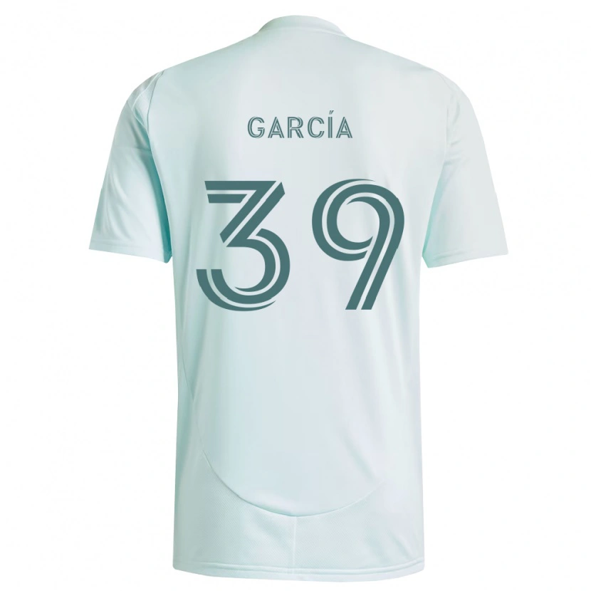 Danxen Homem Camisola Luis García #39 Branco Verde Claro Alternativa 2026/27 Camisa Brasil