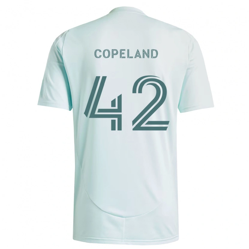 Danxen Homem Camisola Josh Copeland #42 Branco Verde Claro Alternativa 2026/27 Camisa Brasil