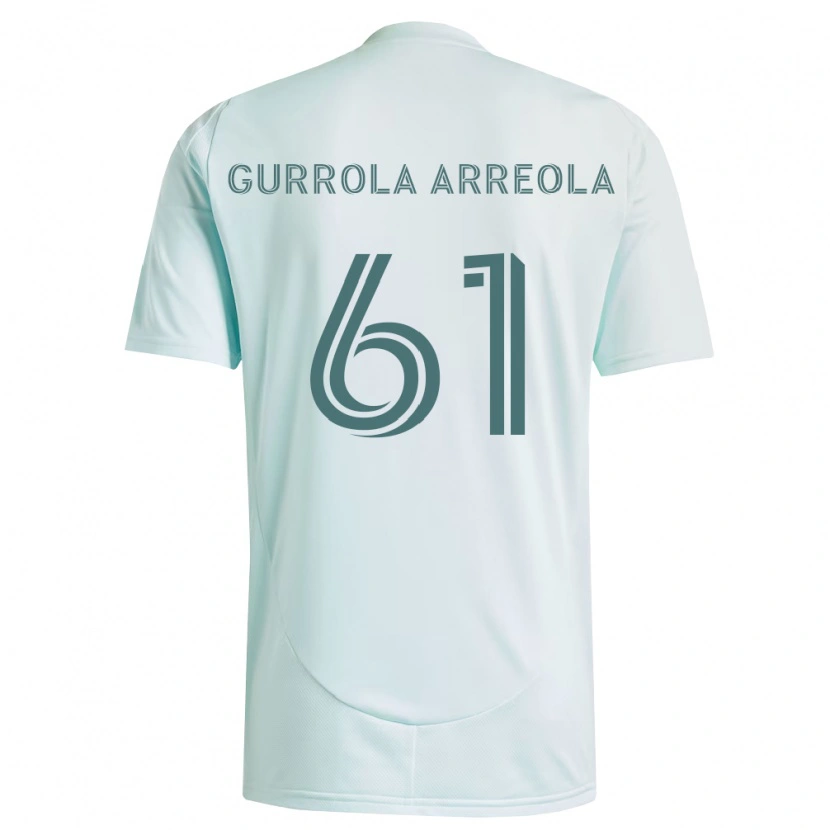 Danxen Homem Camisola Diego Gurrola Arreola #61 Branco Verde Claro Alternativa 2026/27 Camisa Brasil