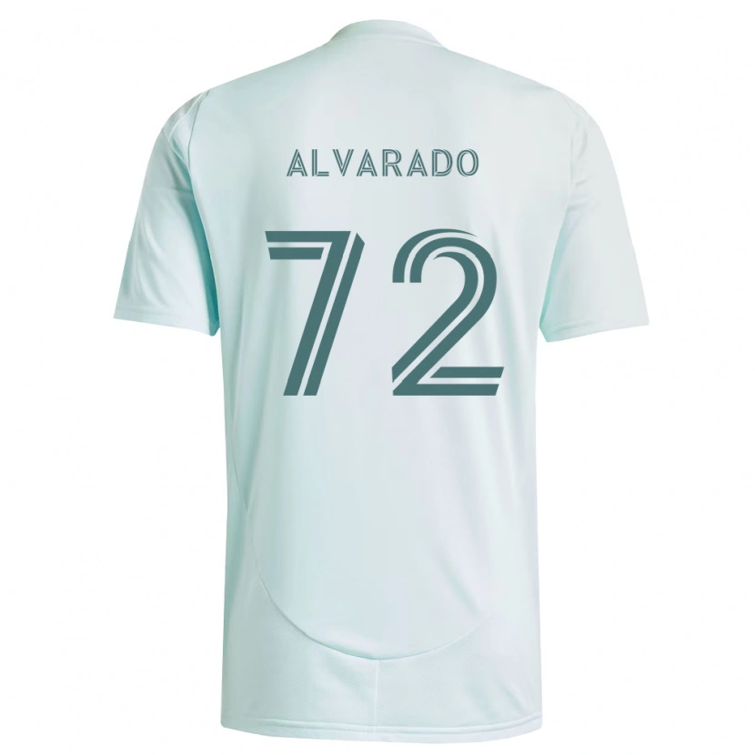 Danxen Homem Camisola Miguel Alvarado #72 Branco Verde Claro Alternativa 2026/27 Camisa Brasil