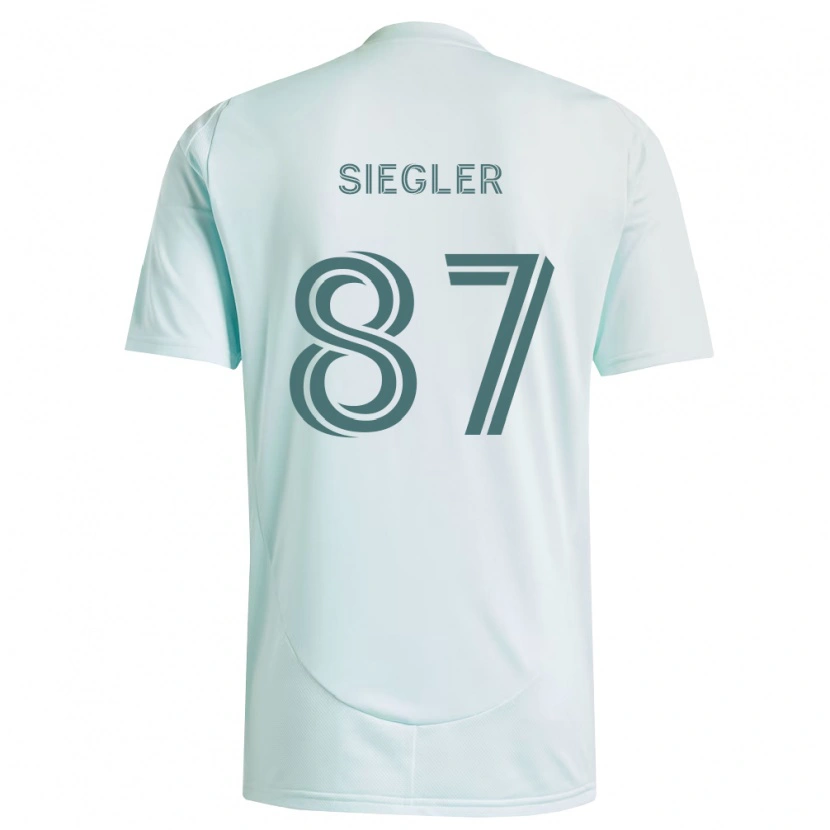 Danxen Homem Camisola Sebastian Siegler #87 Branco Verde Claro Alternativa 2026/27 Camisa Brasil
