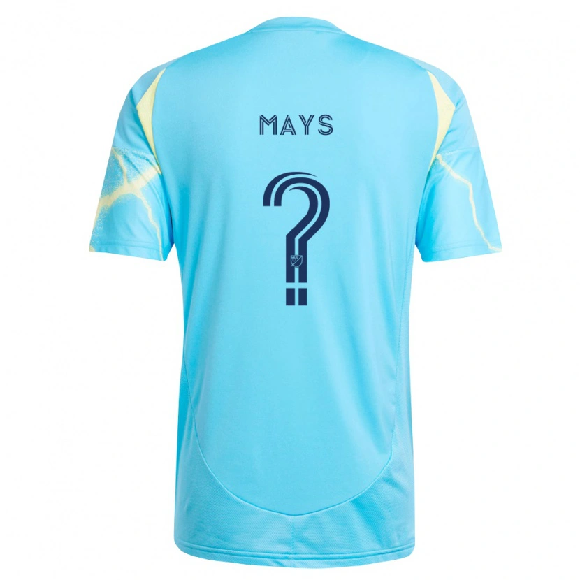Danxen Homem Camisola Jacob Mays #0 Azul Claro Preto Amarelo Claro Alternativa 2026/27 Camisa Brasil