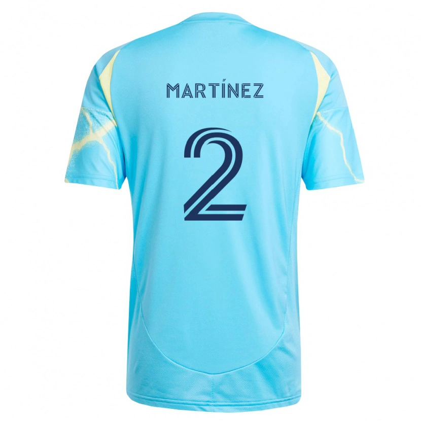 Danxen Homem Camisola Geiner Martínez #2 Azul Claro Preto Amarelo Claro Alternativa 2026/27 Camisa Brasil
