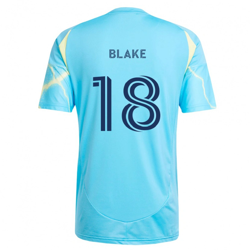 Danxen Homem Camisola Andre Blake #18 Azul Claro Preto Amarelo Claro Alternativa 2026/27 Camisa Brasil