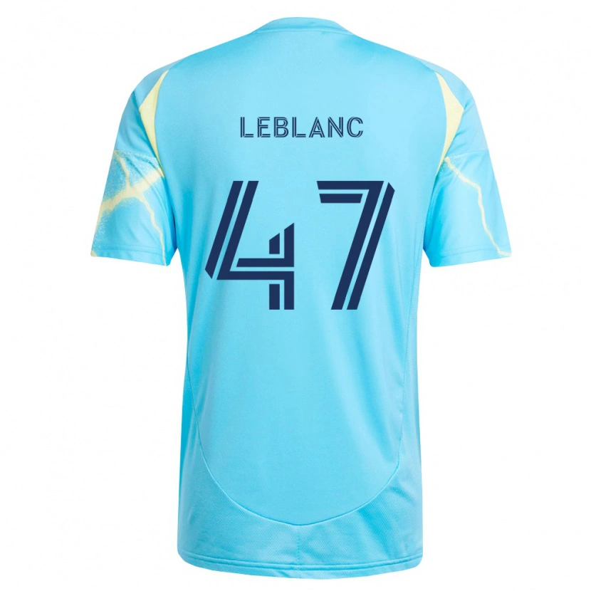 Danxen Homem Camisola Kellan Leblanc #47 Azul Claro Preto Amarelo Claro Alternativa 2026/27 Camisa Brasil