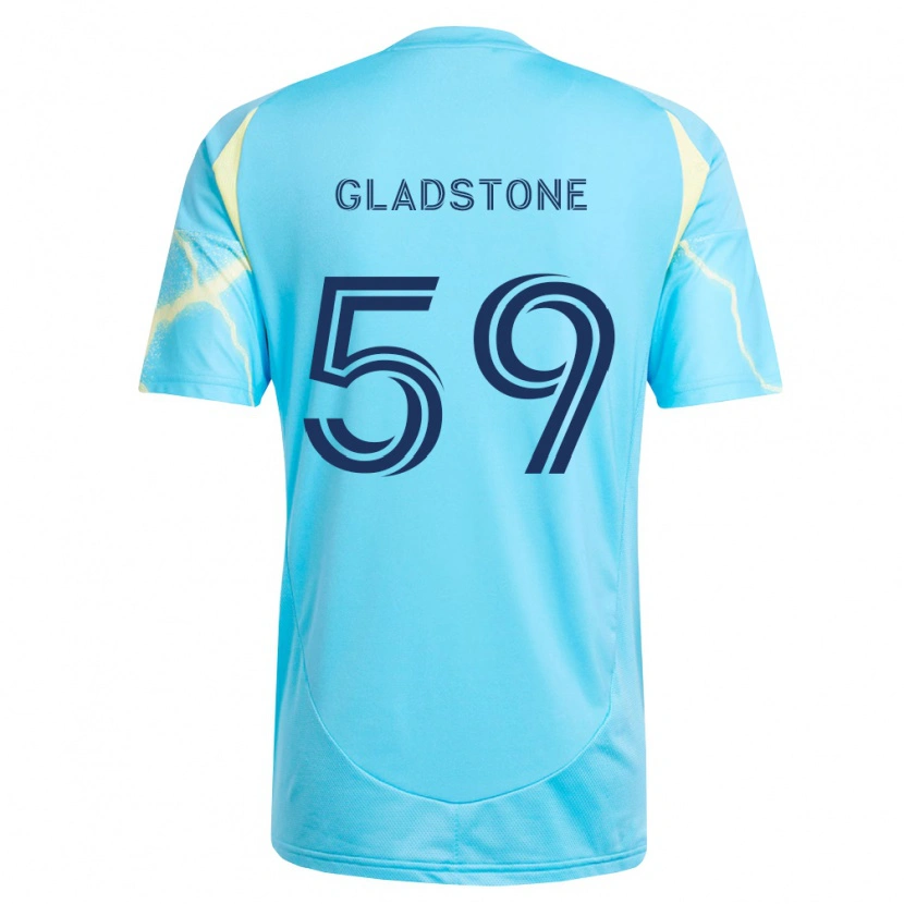 Danxen Homem Camisola Tyler Gladstone #59 Azul Claro Preto Amarelo Claro Alternativa 2026/27 Camisa Brasil