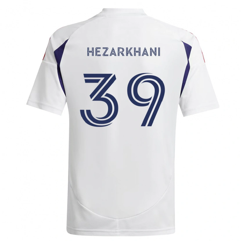 Danxen Homem Camisola Aiden Hezarkhani #39 Azul Real Vermelho Marrom Alternativa 2026/27 Camisa Brasil