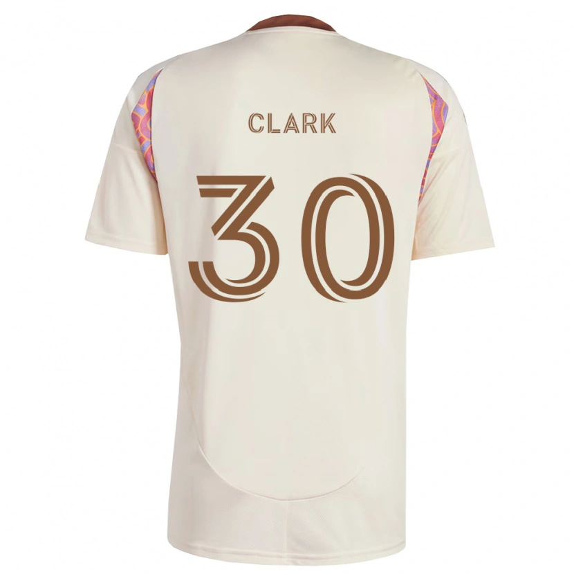 Danxen Homem Camisola Caden Clark #30 Rosa Off-White Alternativa 2026/27 Camisa Brasil