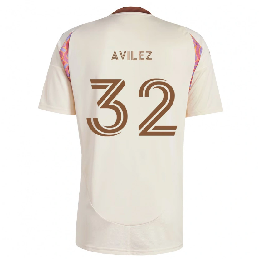 Danxen Homem Camisola Oscar Avilez #32 Rosa Off-White Alternativa 2026/27 Camisa Brasil