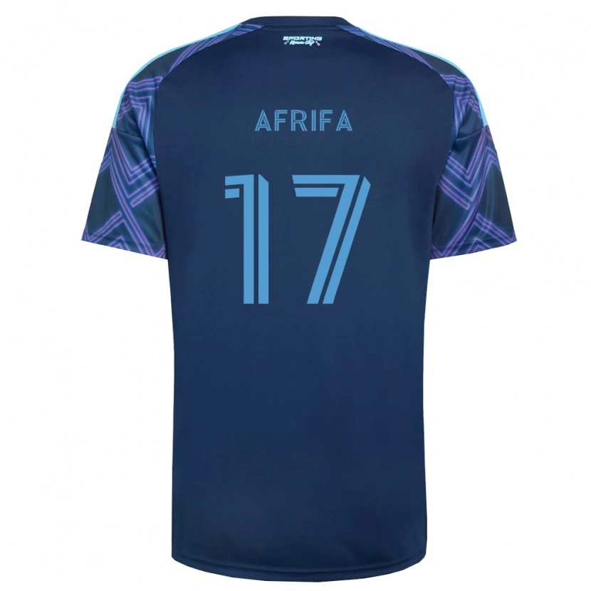 Danxen Homem Camisola Stephen Afrifa #17 Azul Real Roxo Alternativa 2026/27 Camisa Brasil