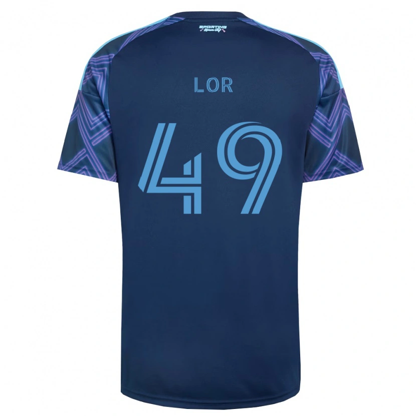 Danxen Homem Camisola Troy Lor #49 Azul Real Roxo Alternativa 2026/27 Camisa Brasil