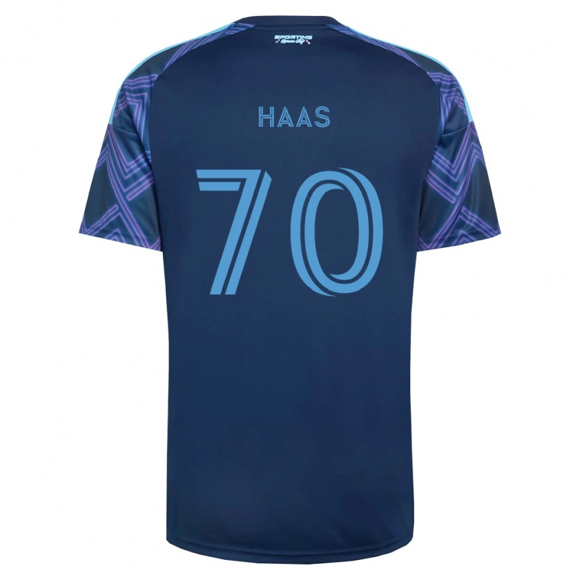 Danxen Homem Camisola Ty Haas #70 Azul Real Roxo Alternativa 2026/27 Camisa Brasil