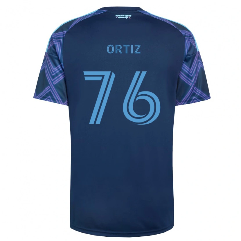 Danxen Homem Camisola Johann Ortiz #76 Azul Real Roxo Alternativa 2026/27 Camisa Brasil