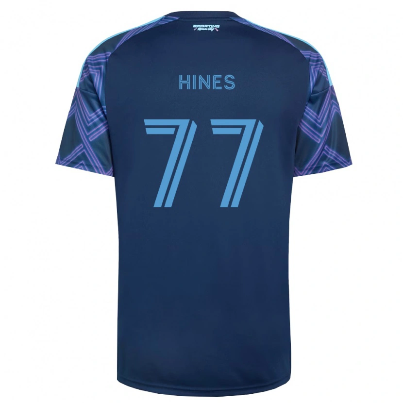 Danxen Homem Camisola Kashan Hines #77 Azul Real Roxo Alternativa 2026/27 Camisa Brasil