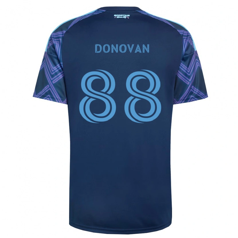 Danxen Homem Camisola Shane Donovan #88 Azul Real Roxo Alternativa 2026/27 Camisa Brasil