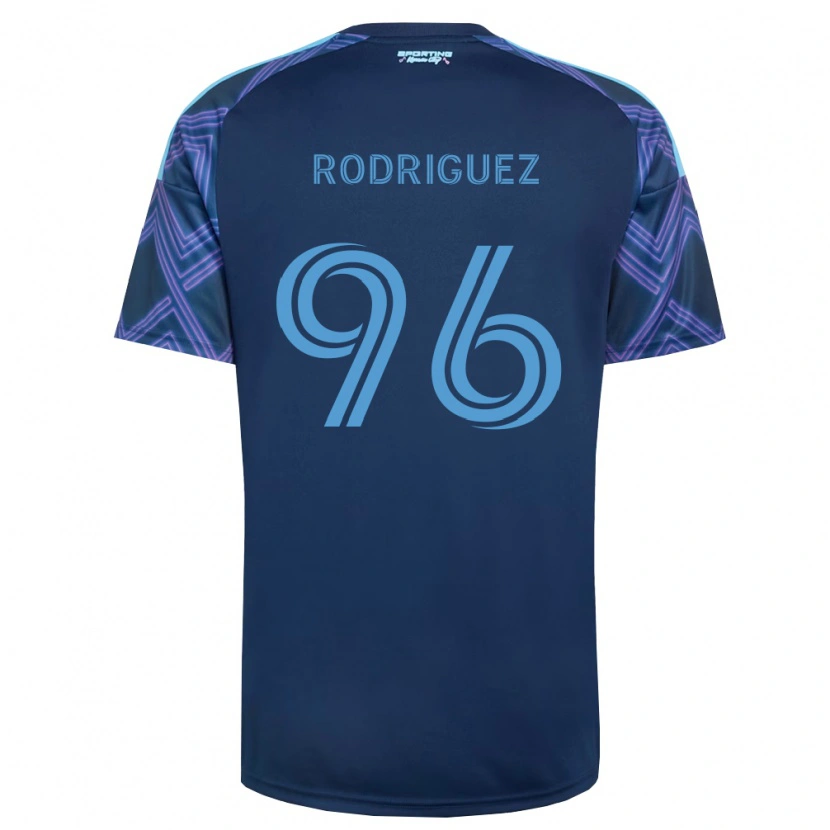 Danxen Homem Camisola Missael Rodríguez #96 Azul Real Roxo Alternativa 2026/27 Camisa Brasil