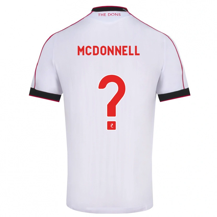 Danxen Homem Camisola Noah Mcdonnell #0 Preto Vermelho Branco Alternativa 2026/27 Camisa Brasil