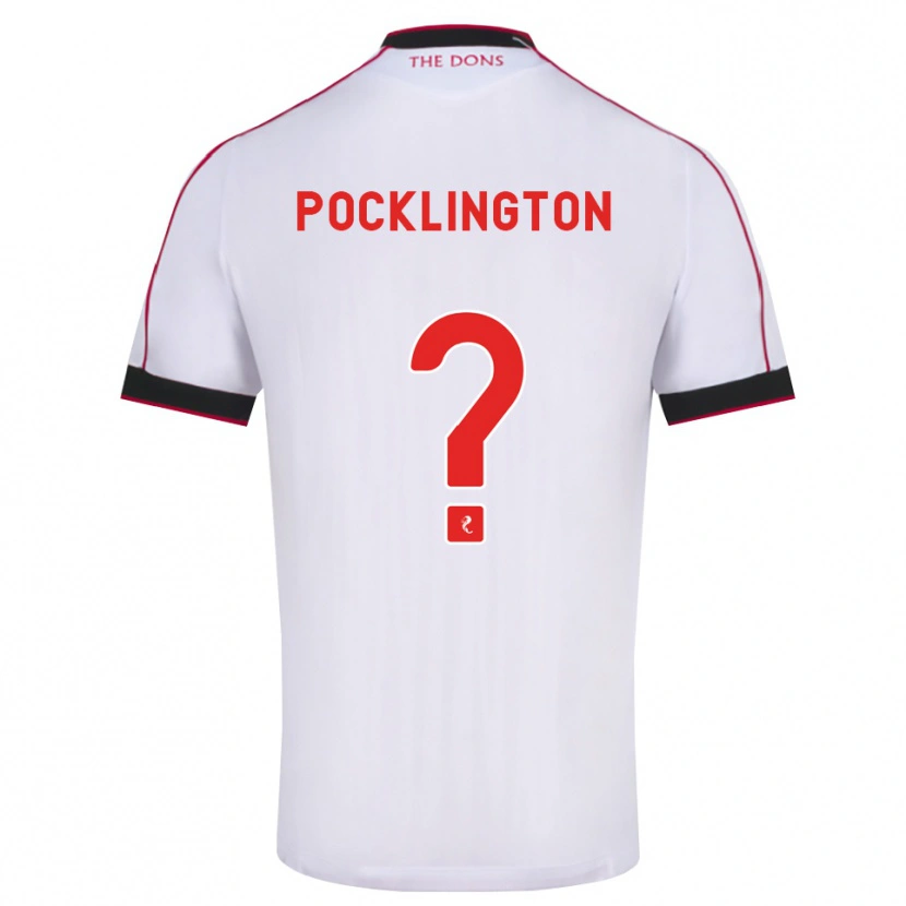 Danxen Homem Camisola Max Pocklington #0 Preto Vermelho Branco Alternativa 2026/27 Camisa Brasil