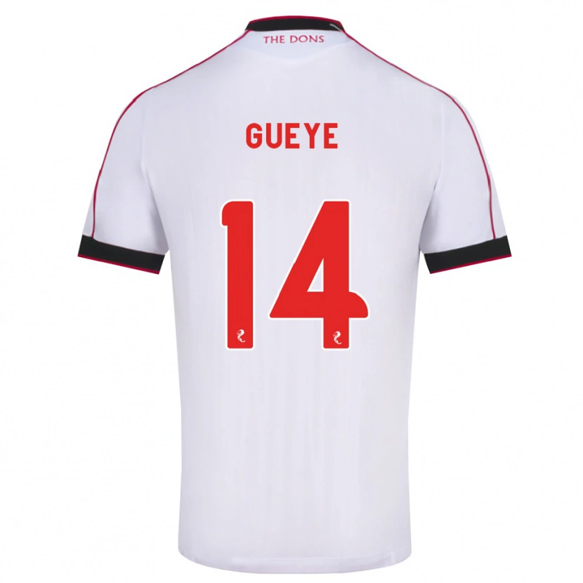Danxen Homem Camisola Pape Habib Gueye #14 Preto Vermelho Branco Alternativa 2026/27 Camisa Brasil
