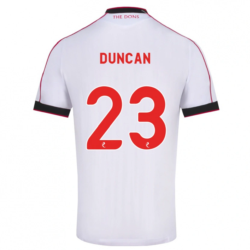 Danxen Homem Camisola Ryan Duncan #23 Preto Vermelho Branco Alternativa 2026/27 Camisa Brasil