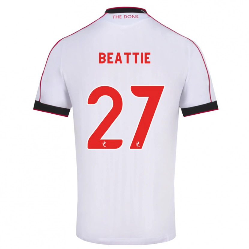 Danxen Homem Camisola Kerry Beattie #27 Preto Vermelho Branco Alternativa 2026/27 Camisa Brasil