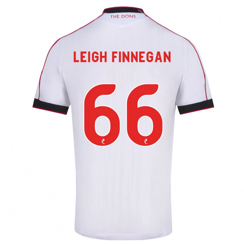 Danxen Homem Camisola Toni Leigh Finnegan #66 Preto Vermelho Branco Alternativa 2026/27 Camisa Brasil
