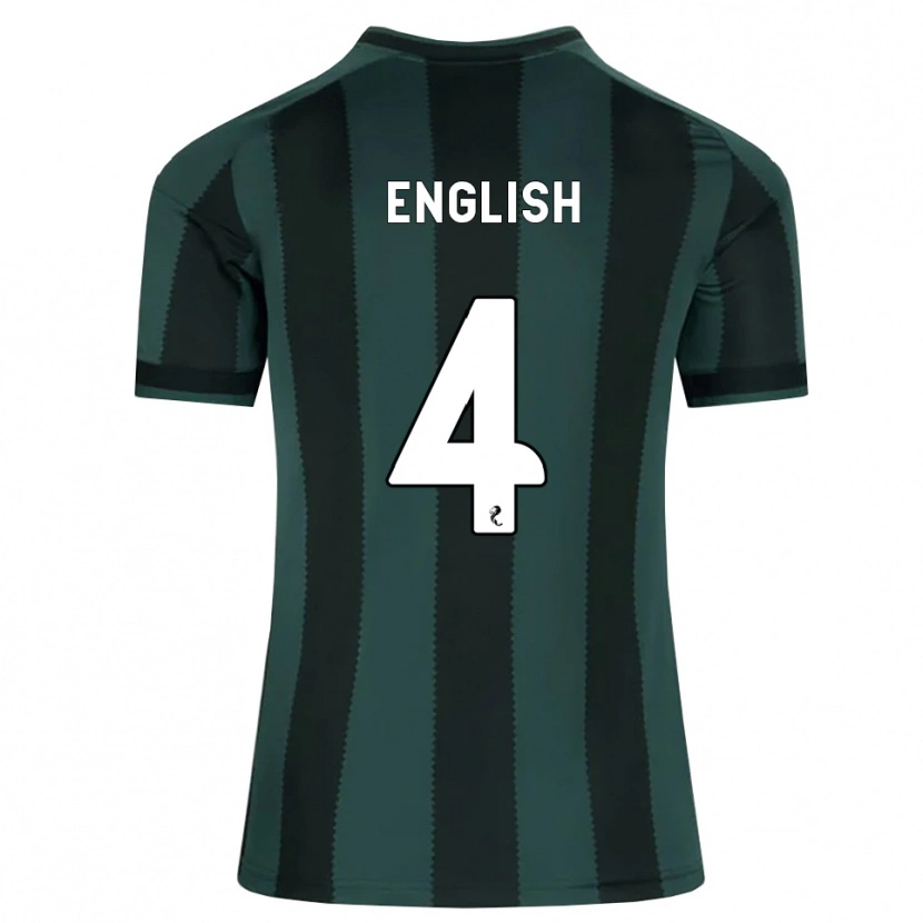 Danxen Homem Camisola Isaac English #4 Cinza Ardósia Escuro Preto Alternativa 2026/27 Camisa Brasil