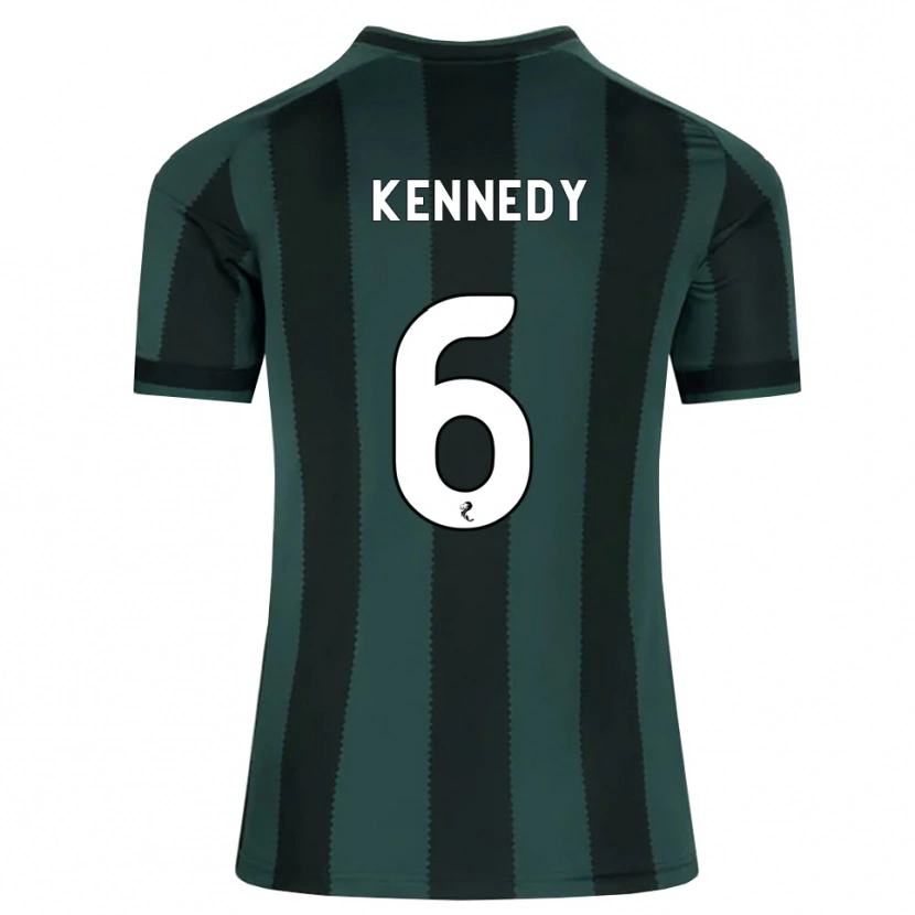 Danxen Homem Camisola Liam Kennedy #6 Cinza Ardósia Escuro Preto Alternativa 2026/27 Camisa Brasil