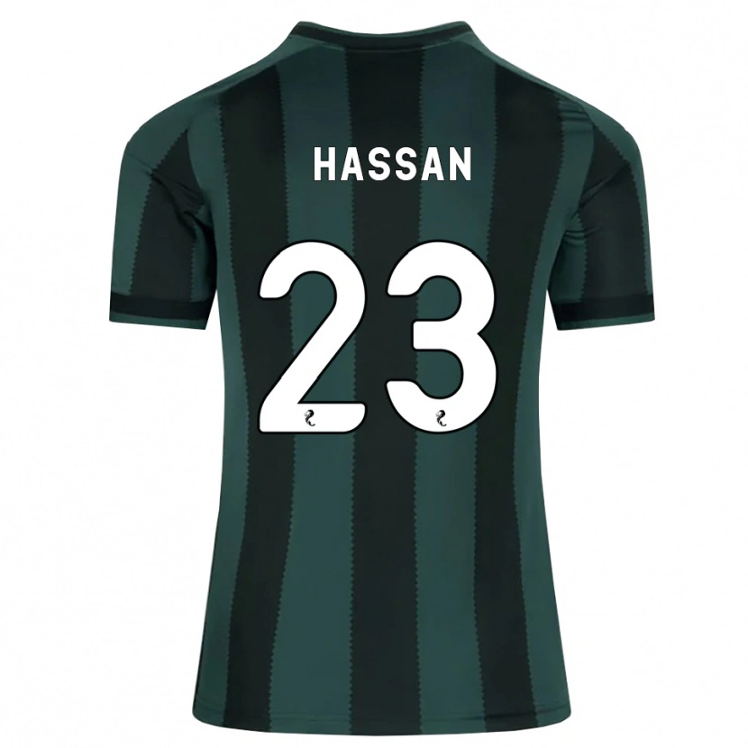 Danxen Homem Camisola Haissem Hassan #23 Cinza Ardósia Escuro Preto Alternativa 2026/27 Camisa Brasil
