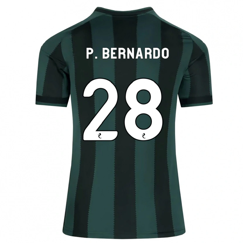 Danxen Homem Camisola Paulo Bernardo #28 Cinza Ardósia Escuro Preto Alternativa 2026/27 Camisa Brasil