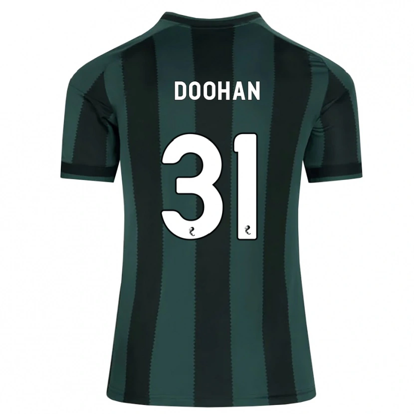 Danxen Homem Camisola Ross Doohan #31 Cinza Ardósia Escuro Preto Alternativa 2026/27 Camisa Brasil