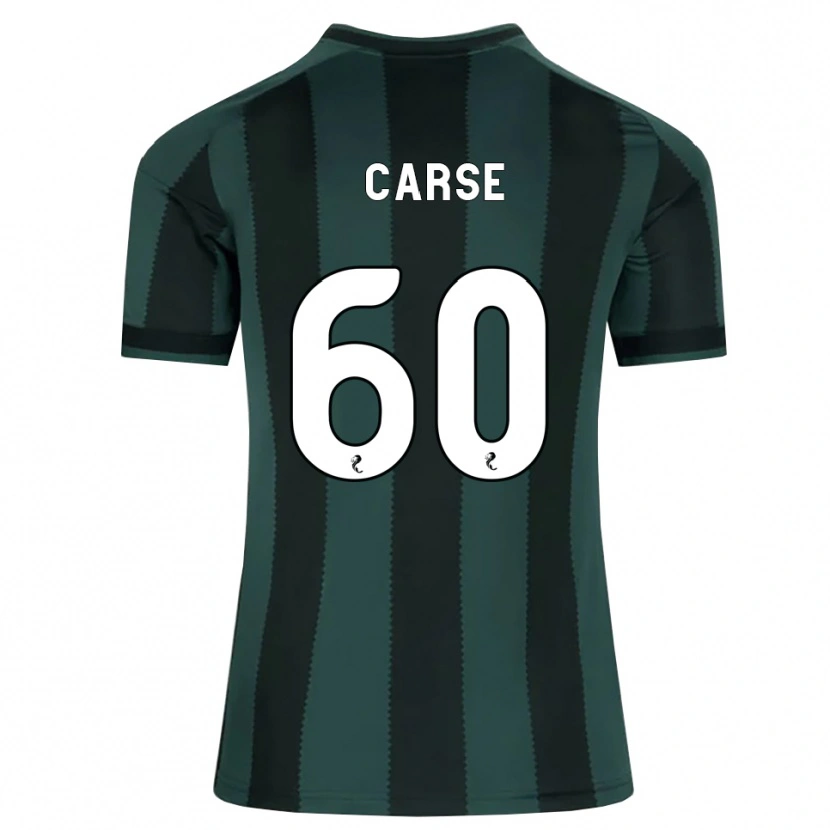 Danxen Homem Camisola Mackenzie Carse #60 Cinza Ardósia Escuro Preto Alternativa 2026/27 Camisa Brasil