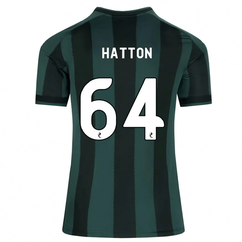 Danxen Homem Camisola Thomas Hatton #64 Cinza Ardósia Escuro Preto Alternativa 2026/27 Camisa Brasil