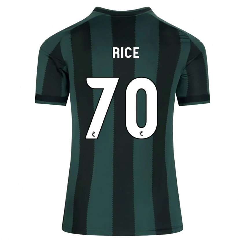 Danxen Homem Camisola Aidan Rice #70 Cinza Ardósia Escuro Preto Alternativa 2026/27 Camisa Brasil