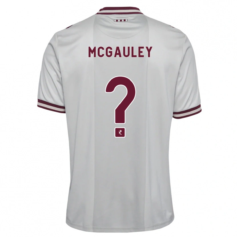 Danxen Homem Camisola Carson Mcgauley #0 Branco Borgonha Alternativa 2026/27 Camisa Brasil